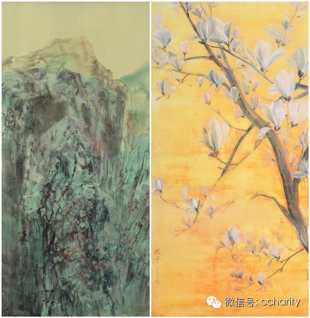 组画一：碧玺布面丙烯 100x50cm、 流金岁月布面丙烯 100x50cm.jpg